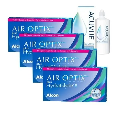 Air Optix Plus HydraGlyde Kampanyalı 4 Kutu