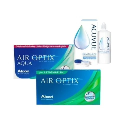 Air Optix Aqua + Air Optix For Astigmatism