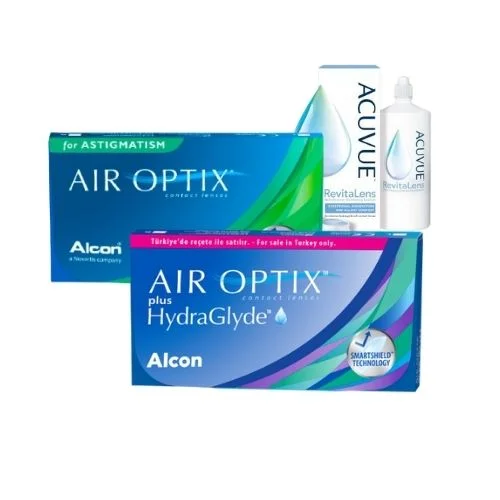 Air Optix HydraGlyde + Air Optix Toric lens